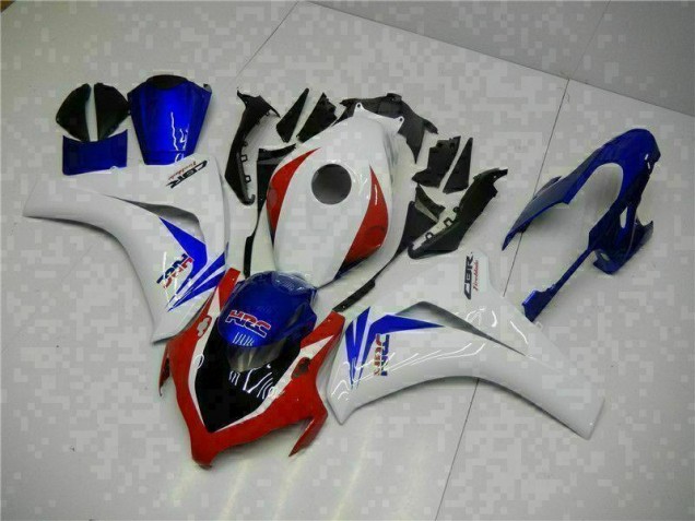 2008-2011 White Blue Honda CBR1000RR Motorcycle Fairing Kits