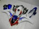 2008-2011 White Blue Honda CBR1000RR Motorcycle Fairing Kits