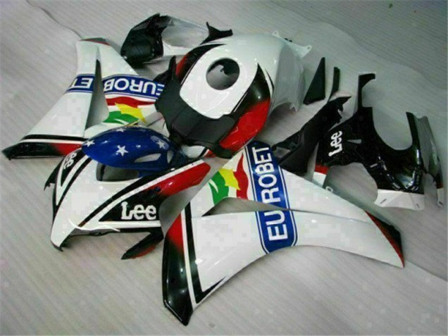 2008-2011 White Blue Red Eurobet Lee Honda CBR1000RR Motorcycle Fairing Kit 2008-2011 White Blue Red Eurobet Lee Honda CBR1000RR Motorcycle Fairing Kit