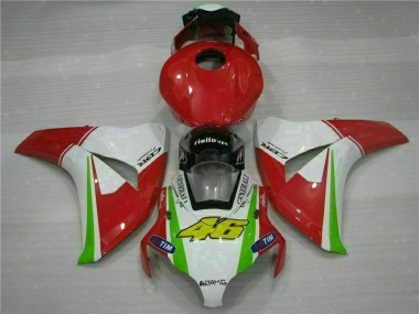 Abs 2008-2011 Red White Honda CBR1000RR Bike Fairings