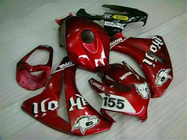 Abs 2008-2011 Red Honda CBR1000RR Motorcyle Fairings