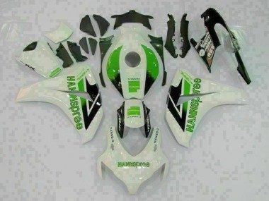 Abs 2008-2011 Green White Honda CBR1000RR Motorcycle Fairings Kit