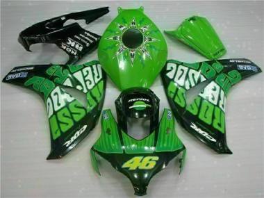 Abs 2008-2011 Green Honda CBR1000RR Motorbike Fairing