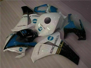 Abs 2008-2011 White Blue Honda CBR1000RR Bike Fairings