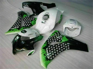 Abs 2008-2011 Green White Honda CBR1000RR Motor Bike Fairings