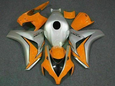 2008-2011 Orange Silver Honda CBR1000RR Motorcycle Bodywork
