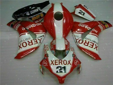 Abs 2008-2011 Red Xerox 21 Honda CBR1000RR Motorcycle Fairings Kit