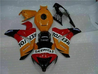 Abs 2008-2011 Orange Repsol Honda CBR1000RR Motorbike Fairings