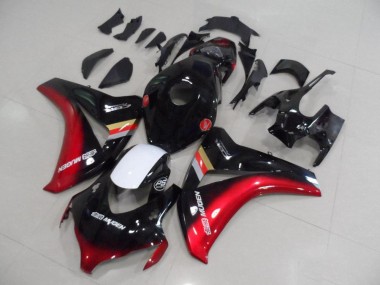 Abs 2008-2011 Black Red Mugen Honda CBR1000RR Bike Fairing Kit