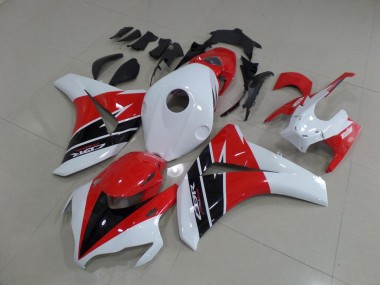 Abs 2008-2011 Black White and Red Honda CBR1000RR Motorcycle Bodywork
