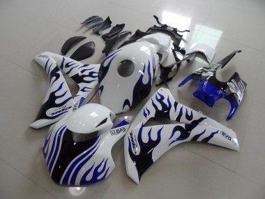 Abs 2008-2011 Blue Black Flame Race Honda CBR1000RR Motorbike Fairing Kits