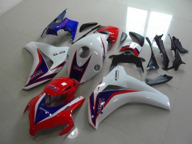 ABS 2008-2011 HRC with Red Tail Honda CBR1000RR Motorcycle Fairing Kits & Plastic Bodywork MF3315