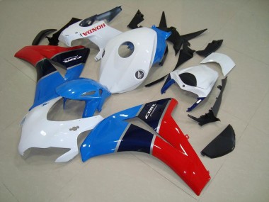 Abs 2008-2011 White Blue Red Honda CBR1000RR Motorcyle Fairings