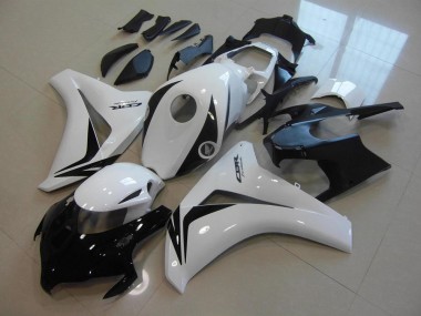 Abs 2008-2011 White Black Honda CBR1000RR Motor Fairings