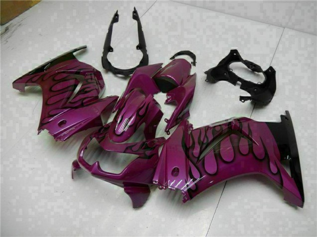 Abs 2008-2012 Purple Kawasaki EX250 Motorbike Fairing Kits