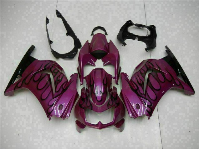 Abs 2008-2012 Purple Kawasaki EX250 Motorbike Fairing Kits