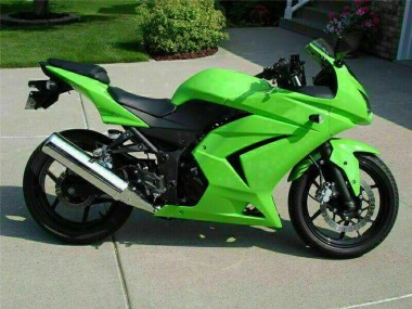Abs 2008-2012 Green Kawasaki EX250 Motorcycle Fairings Kits