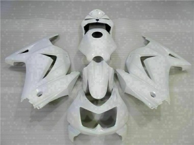 Abs 2008-2012 White Kawasaki EX250 Motorcycle Replacement Fairings