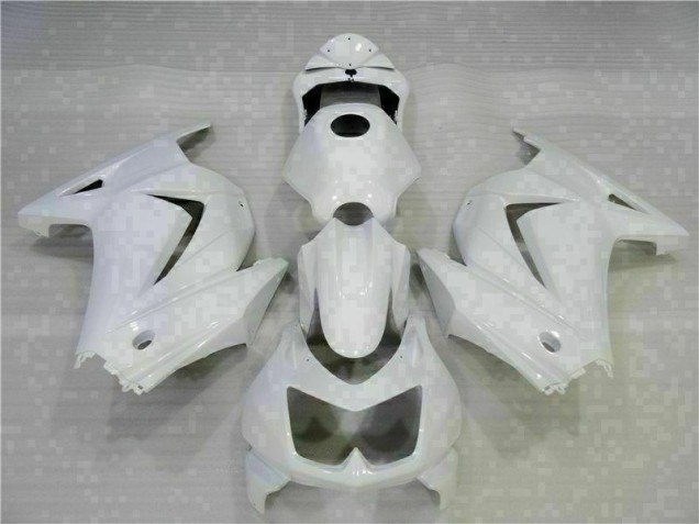 2008-2012 White Kawasaki EX250 Motorcycle Replacement Fairings 2008-2012 White Kawasaki EX250 Motorcycle Replacement Fairings