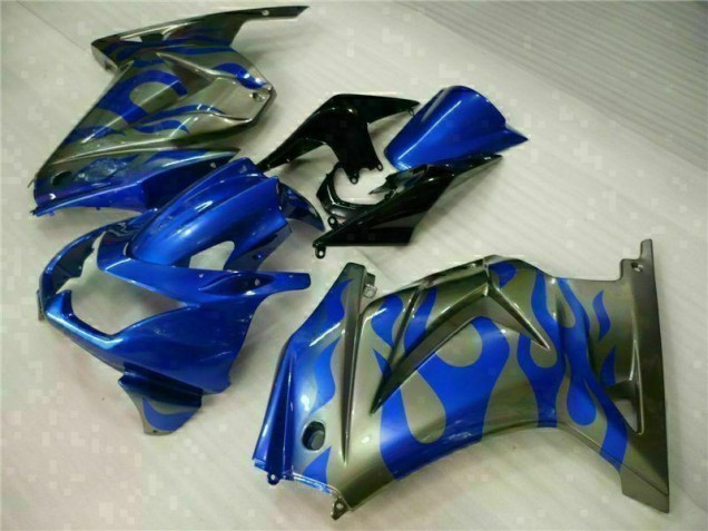 Abs 2008-2012 Blue Kawasaki EX250 Motor Fairings