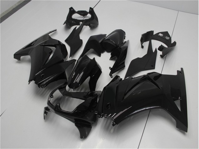 2008-2012 Glossy Black Kawasaki EX250 Motorcycle Fairing Kits