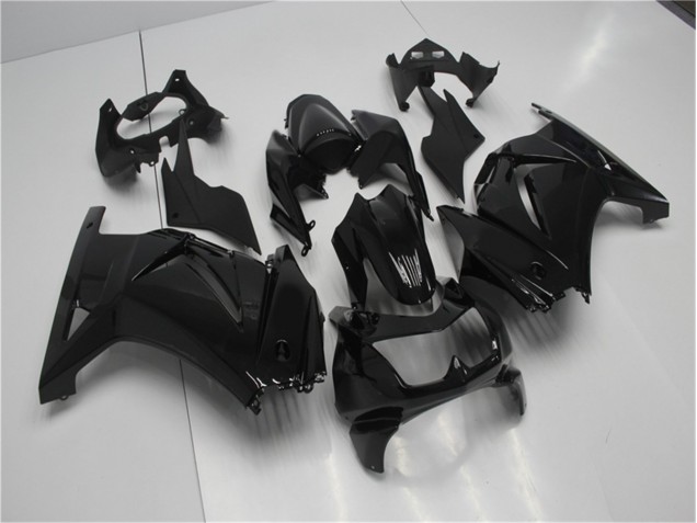 2008-2012 Glossy Black Kawasaki EX250 Motorcycle Fairing Kits