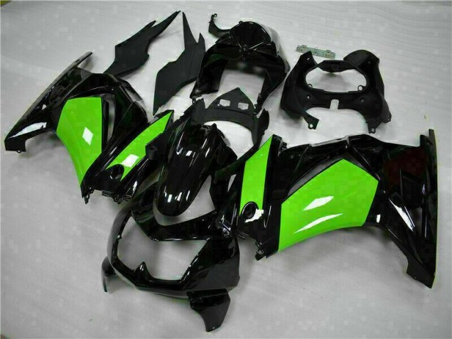 2008-2012 Black Green Kawasaki EX250 Motorbike Fairings 2008-2012 Black Green Kawasaki EX250 Motorbike Fairings