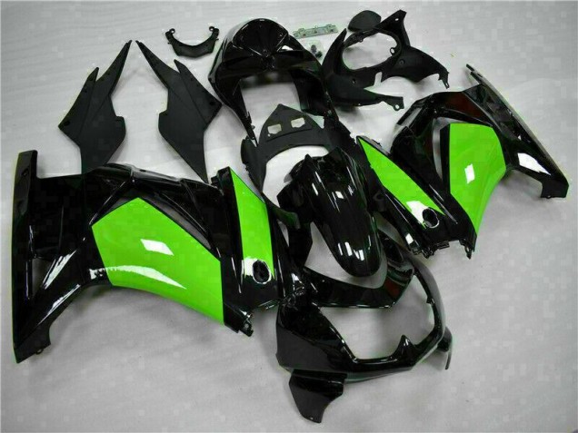 2008-2012 Black Green Kawasaki EX250 Motorbike Fairings 2008-2012 Black Green Kawasaki EX250 Motorbike Fairings