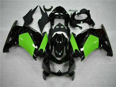 Abs 2008-2012 Black Green Kawasaki EX250 Motorbike Fairings