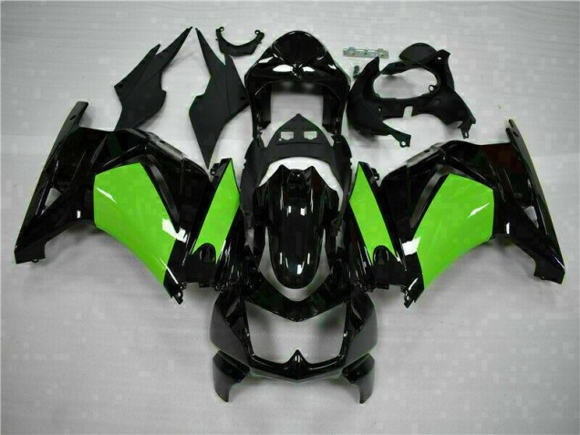 2008-2012 Black Green Kawasaki EX250 Motorbike Fairings 2008-2012 Black Green Kawasaki EX250 Motorbike Fairings