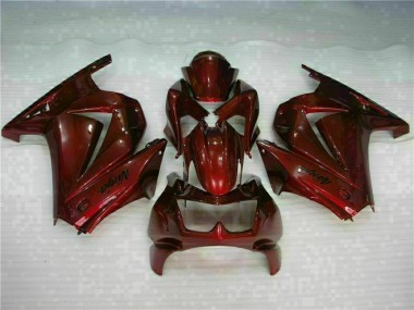 Abs 2008-2012 Red Ninja Kawasaki EX250 Bike Fairings