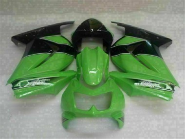 Abs 2008-2012 Green Black Kawasaki EX250 Motorbike Fairing Kits
