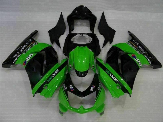 2008-2012 Black Green Kawasaki EX250 Motorcylce Fairings