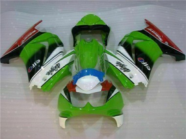 Abs 2008-2012 White Green Black Ninja Kawasaki EX250 Motorbike Fairing
