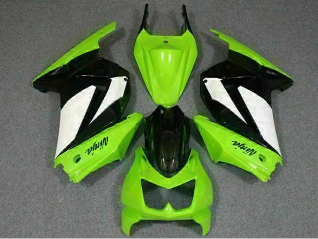 2008-2012 Green Black Ninja Kawasaki EX250 Replacement Motorcycle Fairings 2008-2012 Green Black Ninja Kawasaki EX250 Replacement Motorcycle Fairings