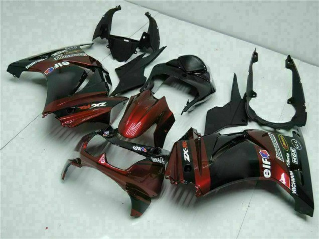 2008-2012 Black Kawasaki EX250 Bike Fairing Kit 2008-2012 Black Kawasaki EX250 Bike Fairing Kit