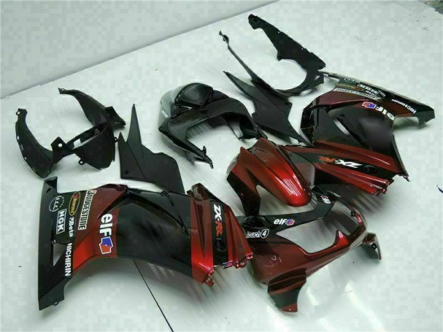 2008-2012 Black Kawasaki EX250 Bike Fairing Kit 2008-2012 Black Kawasaki EX250 Bike Fairing Kit