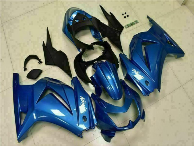 2008-2012 Blue Black White Ninja Kawasaki EX250 Moto Fairings 2008-2012 Blue Black White Ninja Kawasaki EX250 Moto Fairings