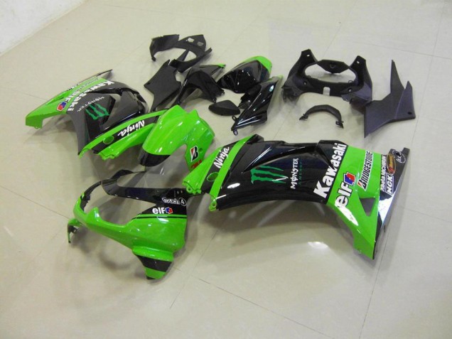 Abs 2008-2012 Monster Kawasaki ZX250R Motorcycle Fairings