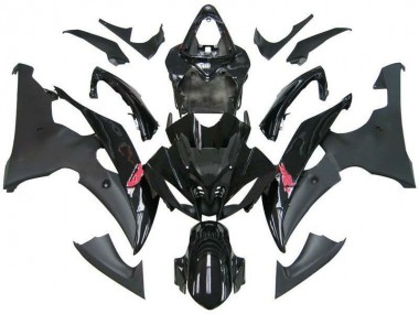 2008-2016 Contrast Black R6 Yamaha YZF R6 Bike Fairing Kit