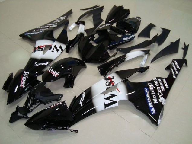 2008-2016 Black West Yamaha YZF R6 Motorbike Fairing Kits 2008-2016 Black West Yamaha YZF R6 Motorbike Fairing Kits
