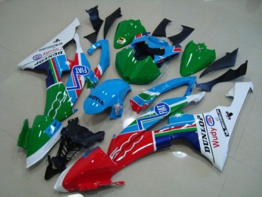 Abs 2008-2016 Blue White Fiat Green Red Wudy Motul Dunlop Yamaha YZF R6 Motor Fairings