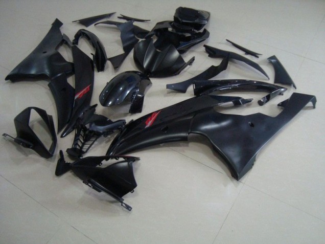 2008-2016 Matte Black Glossy Black Yamaha YZF R6 Motorcycle Fairings Kit 2008-2016 Matte Black Glossy Black Yamaha YZF R6 Motorcycle Fairings Kit