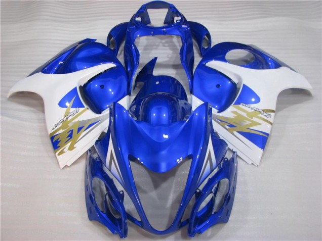 2008-2019 Blue White Suzuki GSXR 1300 Hayabusa Motorcyle Fairings