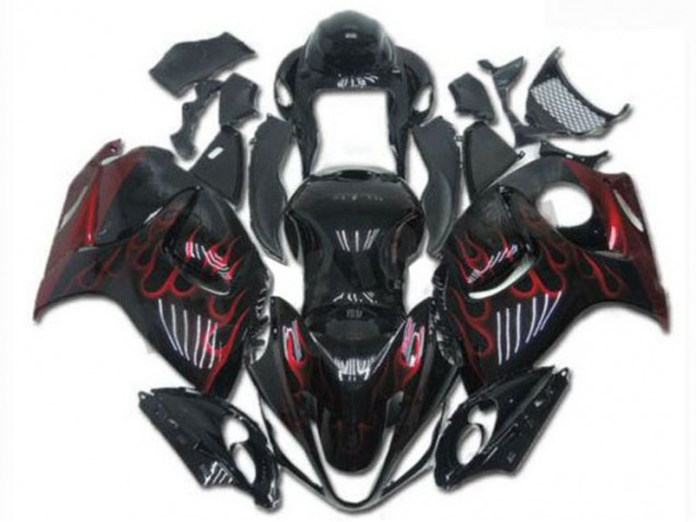 2008-2019 Black Red Suzuki Hayabusa GSXR1300 Motorcylce Fairings 2008-2019 Black Red Suzuki Hayabusa GSXR1300 Motorcylce Fairings
