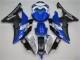2008-2016 White Blue Black Yamaha YZF R6 Motorbike Fairing