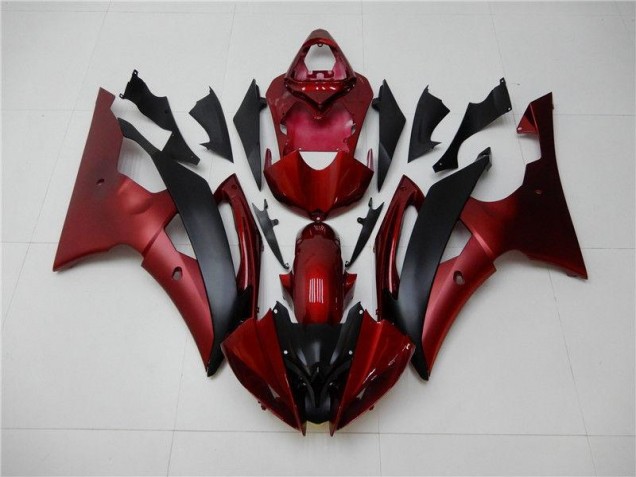 2008-2016 Red Black Yamaha YZF R6 Bike Fairing Kit 2008-2016 Red Black Yamaha YZF R6 Bike Fairing Kit