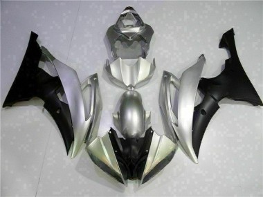 Abs 2008-2016 Silver Black Yamaha YZF R6 Motor Fairings