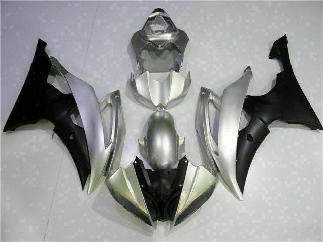 2008-2016 Silver Black Yamaha YZF R6 Motor Fairings 2008-2016 Silver Black Yamaha YZF R6 Motor Fairings