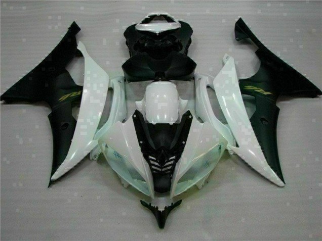 2008-2016 White Black Yamaha YZF R6 Motorcycle Fairings & Bodywork 2008-2016 White Black Yamaha YZF R6 Motorcycle Fairings & Bodywork
